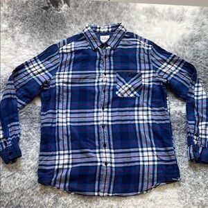 Blue Plaid Men's Shirt